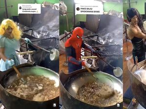 Kocak! Penjual Kerupuk Ini Cosplay Jadi Cinderella hingga Petugas KPPS Kocak! Penjual Kerupuk Ini Cosplay Jadi Cinderella hingga Petugas KPPS