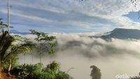 Menyelami Keindahan Negeri di Atas Awan Puncak Bangku Ciamis