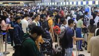 Ramainya Bandara Soetta Saat Libur Panjang