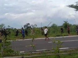 Warga Ketara dan Segala Anyar Lombok Kembali Bentrok, 1 Orang Tewas