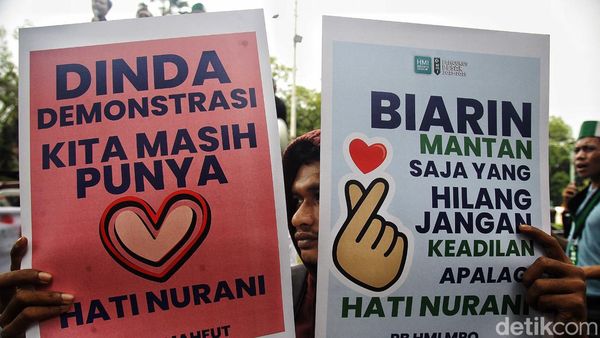 Aksi HMI MPO Minta KPU Netral