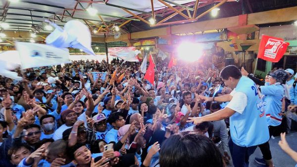 Kala Bang Ara Bakar Semangat Relawan, Deklarasi Prabowo-Gibran Satu Putaran