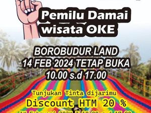 Borobudur Land Magelang Beri Diskon Khusus di Hari Pencoblosan Borobudur Land Magelang Beri Diskon Khusus di Hari Pencoblosan