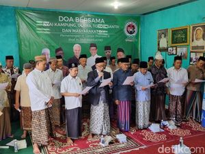 Kiai Kampung NU di Mlangi Sleman Doakan Ganjar-Mahfud Menang