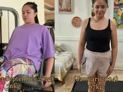 Marshanda Sukses Pangkas BB 9 Kg, Before Vs Afternya Bikin Pangling
