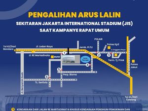 Jangan Lupa! Ini Rekayasa Lalin saat Kampanye Akbar di JIS dan GBK Jangan Lupa! Ini Rekayasa Lalin saat Kampanye Akbar di JIS dan GBK