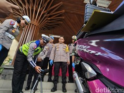 Bikin Bising, Polres Klungkung Sita 156 Knalpot Brong Selama Kampanye Pemilu