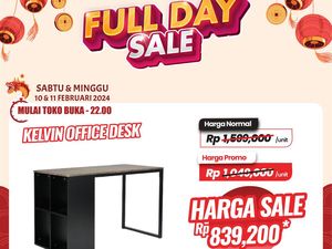 Murah Banget! Meja Kerja di Transmart Banting Harga Jadi Segini