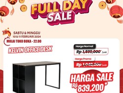 Murah Banget! Meja Kerja di Transmart Banting Harga Jadi Segini