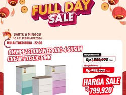 Wow! Lemari Baju di Transmart Full Day Sale Cuma Rp 799 Ribuan