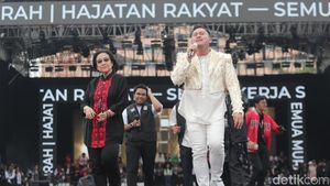 Aksi Megawati Nyanyi dan Joget Bareng Nassar di Kampanye Akbar Semarang