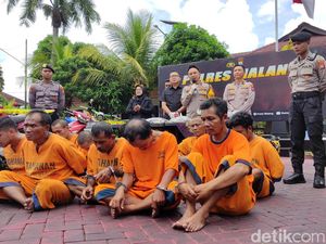 Enam Pekan, Polres Malang Tangkap 8 Pelaku Curanmor dan 2 Penadah Enam Pekan, Polres Malang Tangkap 8 Pelaku Curanmor dan 2 Penadah