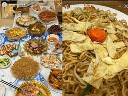 Momen 5 Artis Makan Saat Imlek, Ada Dion Wiyoko hingga Sandra Dewi