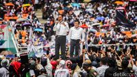 Momen Anies-Cak Imin Bakar Semangat Pendukung di Kampanye Akbar JIS