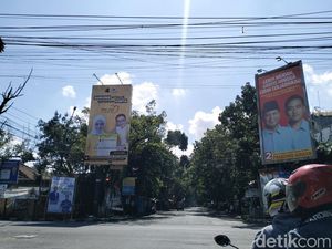 Masuk Masa Tenang, Masih Ada APK Mejeng di Kota Bandung Masuk Masa Tenang, Masih Ada APK Mejeng di Kota Bandung