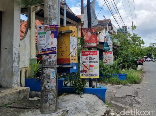 APK di Surabaya dan Malang Masih Banyak Terpasang Saat Masa Tenang