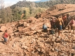 5 Jenazah Korban Longsor Papua Nugini Ditemukan
