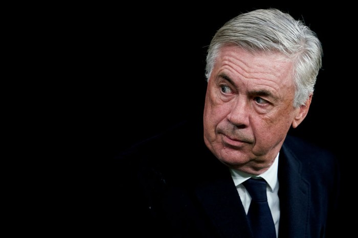 Carlo Ancelotti MADRID, SPAIN - FEBRUARY 10: Carlo Ancelotti, Head Coach of Real Madrid looks on prior to the LaLiga EA Sports match between Real Madrid CF and Girona FC at Estadio Santiago Bernabeu on February 10, 2024 in Madrid, Spain. (Photo by Mateo Villalba/Getty Images)