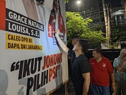 Kaesang dan Jajaran PSI Turunkan APK di Jakarta, Baliho Akan Didaur Ulang