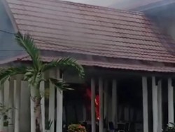 Kantor Badan Keuangan Daerah Pemkab Tanjabtim Terbakar Usai Mati Lampu