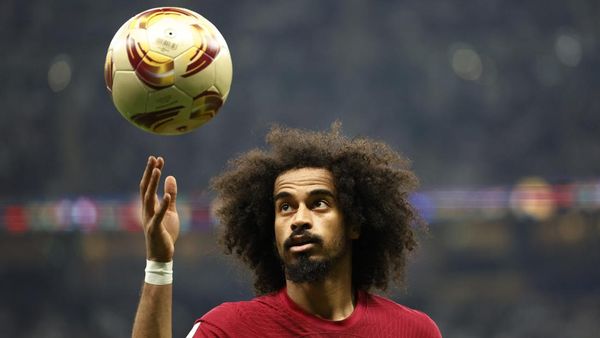 Momen Selebrasi Sulap Akram Afif di Final Piala Asia 2023