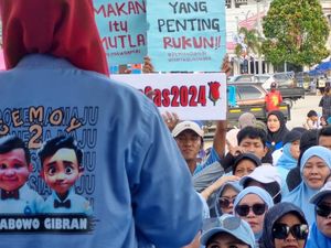 Potret Ramainya Pesta Rakyat Gemoy di Sorong Potret Ramainya Pesta Rakyat Gemoy di Sorong