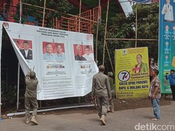 Masih Banyak APK Belum Dicopot di Kota Malang Saat Masa Tenang