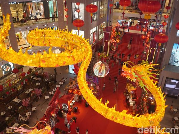 Dekorasi Dinasti Naga Semarakkan Imlek di Pavilion Kuala Lumpur