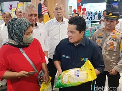 Erick Thohir Sebut Harga Beras Meroket di Seluruh Dunia