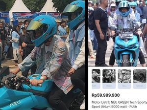 Motor yang Dipakai Gibran Kampanye Dijual di Marketplace, Harganya Tembus Segini Motor yang Dipakai Gibran Kampanye Dijual di Marketplace, Harganya Tembus Segini