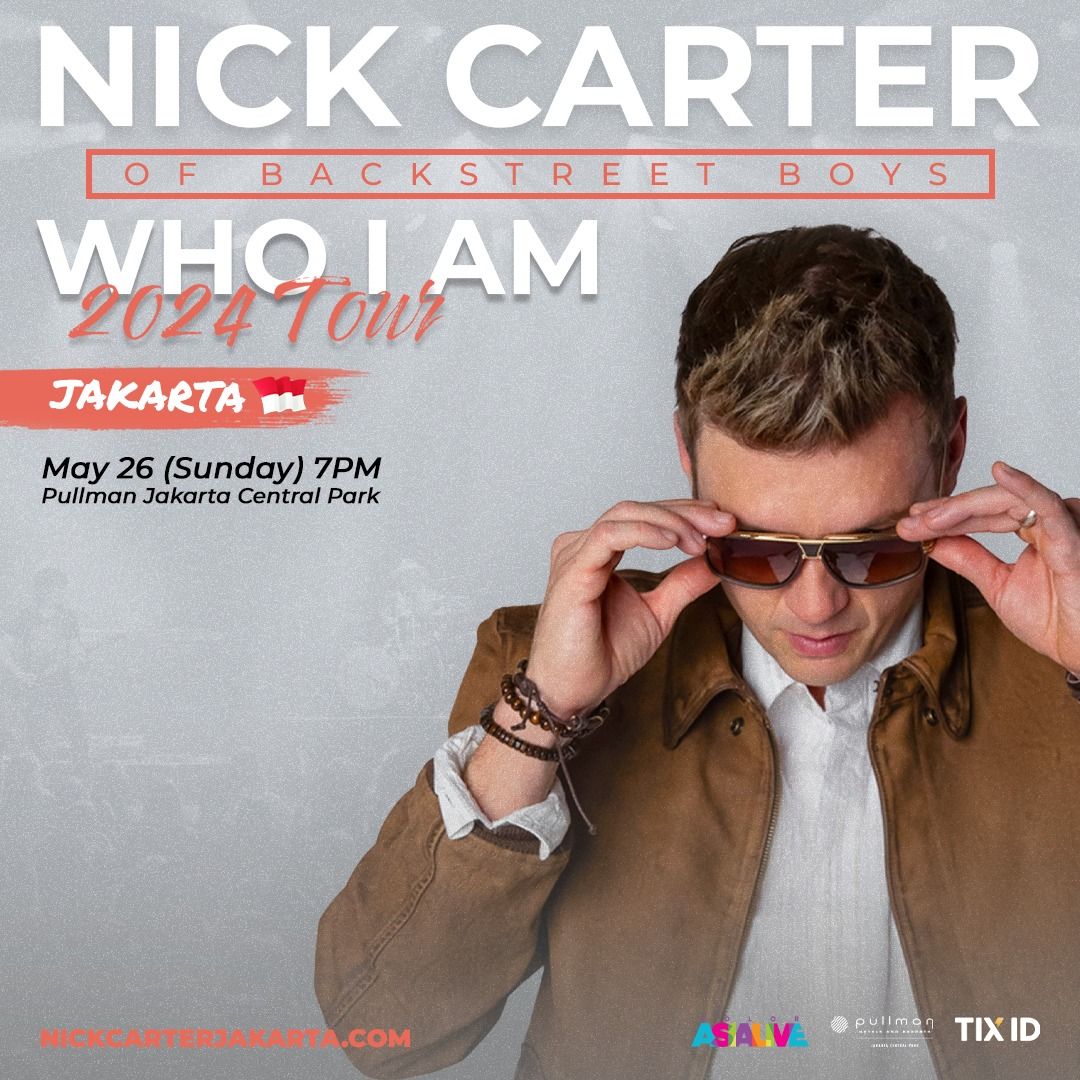 Nick Carter bakal konser di Jakarta Mei mendatang