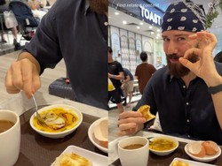 Sarapan Roti Pakai Telur Setengah Matang, Menu Bule Ini Dianggap Menjijikan