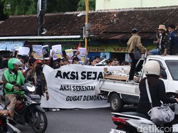 Aksi Gejayan Memanggil Kembali, Lalin Jalan Solo Sore Ini Dialihkan