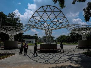 Potret Taman Balekambang Solo Selesai Dipugar