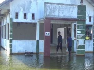 Sempat Terdampak Banjir, 41 TPS di Tulang Bawang Dipindahkan