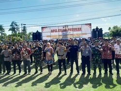 Ribuan Personel TNI-Polri di Klaten Disiagakan Jelang Pemungutan Suara