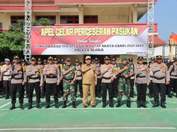 Terjunkan Ribuan Petugas Gabungan ke TPS, Ini Pesan Bupati Blora