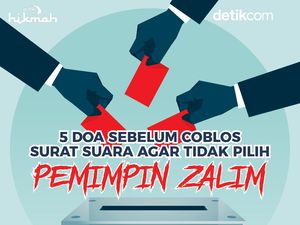 5 Doa sebelum Coblos Surat Suara agar Tidak Pilih Pemimpin Zalim 5 Doa sebelum Coblos Surat Suara agar Tidak Pilih Pemimpin Zalim