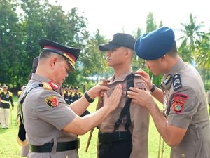 Kapolda Sulteng Minta 62 Siswa Bintara Polri Disiplin-Tekun Saat Pendidikan