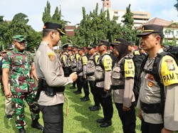 Kapolres Depok Pimpin Apel Pasukan Pengamanan TPS Pemilu 2024