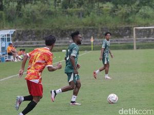PSS Sleman Menang di Laga Uji Coba Lawan Klub Lokal