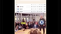 Meme ini meledek Chelsea yang bagaikan jalan di tempat. Sudah menang lewat comeback melawan Palace, Chelsea akhirnya hanya come back ke posisi 10. Foto: dok. Internet/X (Twitter)