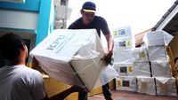 PPK Tangsel Distribusikan Logistik Pemilu ke PPS