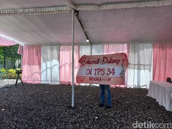 TPS Gibran Nyoblos Usung Tema Valentine, Bakal Bagikan Cokelat