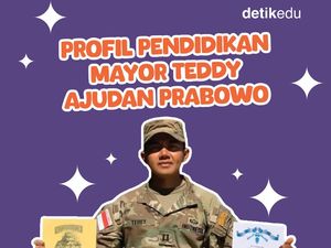 Infografis: Profil Pendidikan Mayor Teddy Ajudan Prabowo