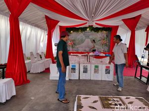 Melihat Persiapan TPS 106 Sambilegi Lor Tempat Mahfud Nyoblos