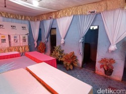 WC Umum di Tasikmalaya Disulap Jadi TPS Pemilu 2024