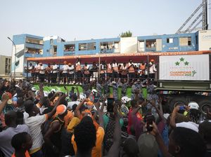 Suka Cita Warga Pantai Gading Rayakan Juara Piala Afrika Suka Cita Warga Pantai Gading Rayakan Juara Piala Afrika