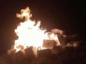 Kapolda Sesalkan Pembakaran Kotak Suara Pemilu di Paniai Papua Tengah Kapolda Sesalkan Pembakaran Kotak Suara Pemilu di Paniai Papua Tengah