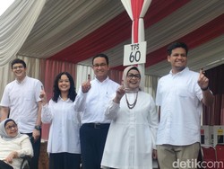 Anies Pose Satu Jari Usai Nyoblos: Wakanda No More Indonesia Forever